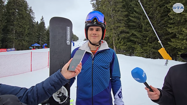 Още веднъж изживях олимпийската магия, каза Тервел Замфиров, който днес беше посрещнат със специална церемония на пистите над Банско