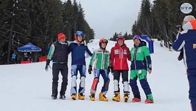 Банско посрещна олимпийския медалист Тервел Замфиров, Малена Замфирова и Александър Кръшняк със специална церемония на Шилигарника