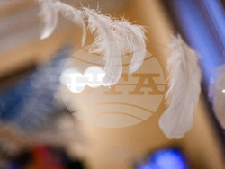 Изложбата  „Символи на мобилността“ на българския визуален артист и дизайнер, който живее в Дъблин, д-р Ники Колиър в Националния етнографски музей. Снимка: Веси Илкова