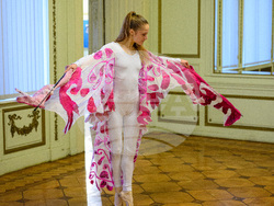 Изложбата „Символи на мобилността“ на българския визуален артист и дизайнер, който живее в Дъблин, д-р Ники Колиър в Националния етнографски музей. Снимка: Веси Илкова