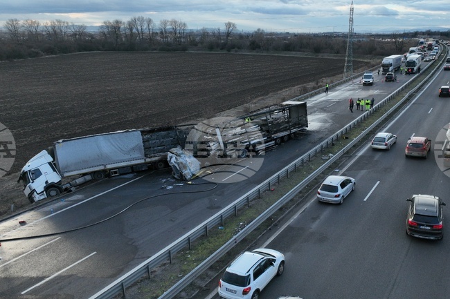 През изминалото денонощие в страната са станали 17 катастрофи, няма загинали