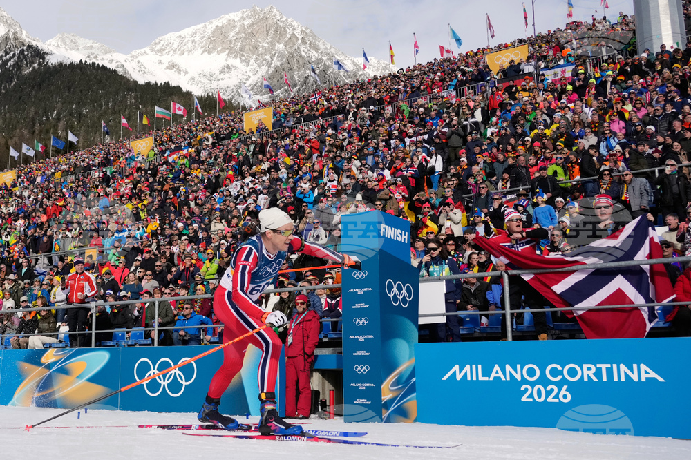 APTOPIX Milan Cortina Olympics Biathlon