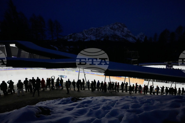 APTOPIX Milan Cortina Olympics Skeleton