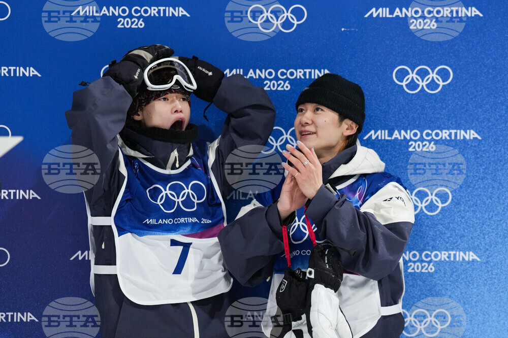 APTOPIX Milan Cortina Olympics Snowboard