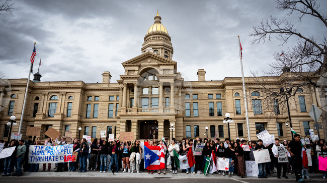 Wyoming Student ICE Protest