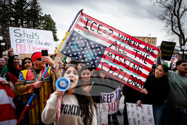 Wyoming Student ICE Protest