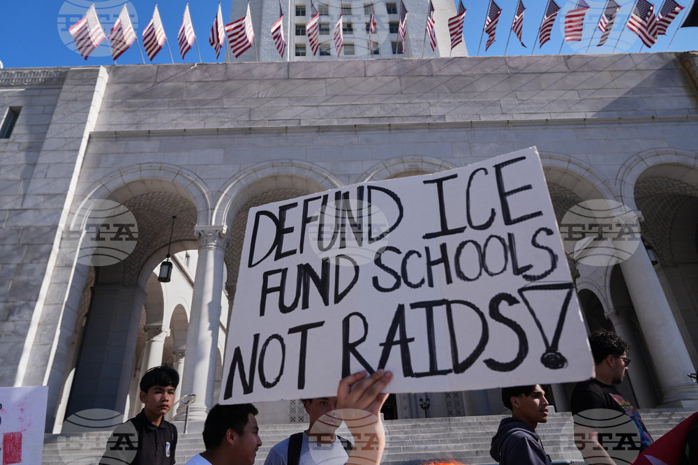 Immigration Enforcement Protest Los Angeles