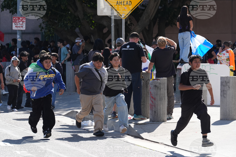 Immigration Enforcement Protest Los Angeles