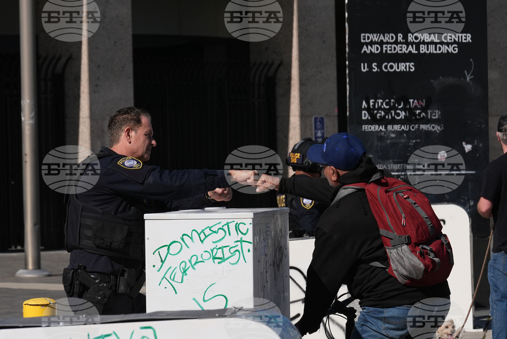 Immigration Enforcement Protest Los Angeles