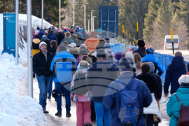 Milan Cortina Olympics Biathlon Spectators