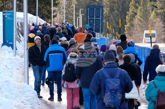 Milan Cortina Olympics Biathlon Spectators
