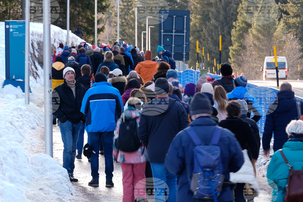 Milan Cortina Olympics Biathlon Spectators