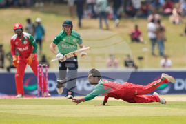 APTOPIX Ireland Oman T20 WCup Cricket