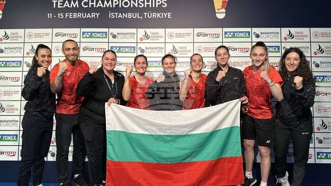 България победи домакините от Турция и се класира за финала на Европейското отборно първенство по бадминтон за жени