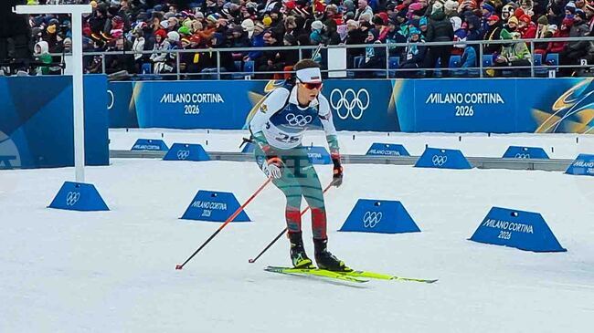 Biathlete Lora Hristova Number One for Shooting Accuracy at Milano Cortina Games