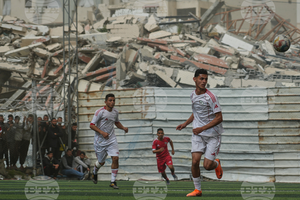 Palestinians Gaza Soccer