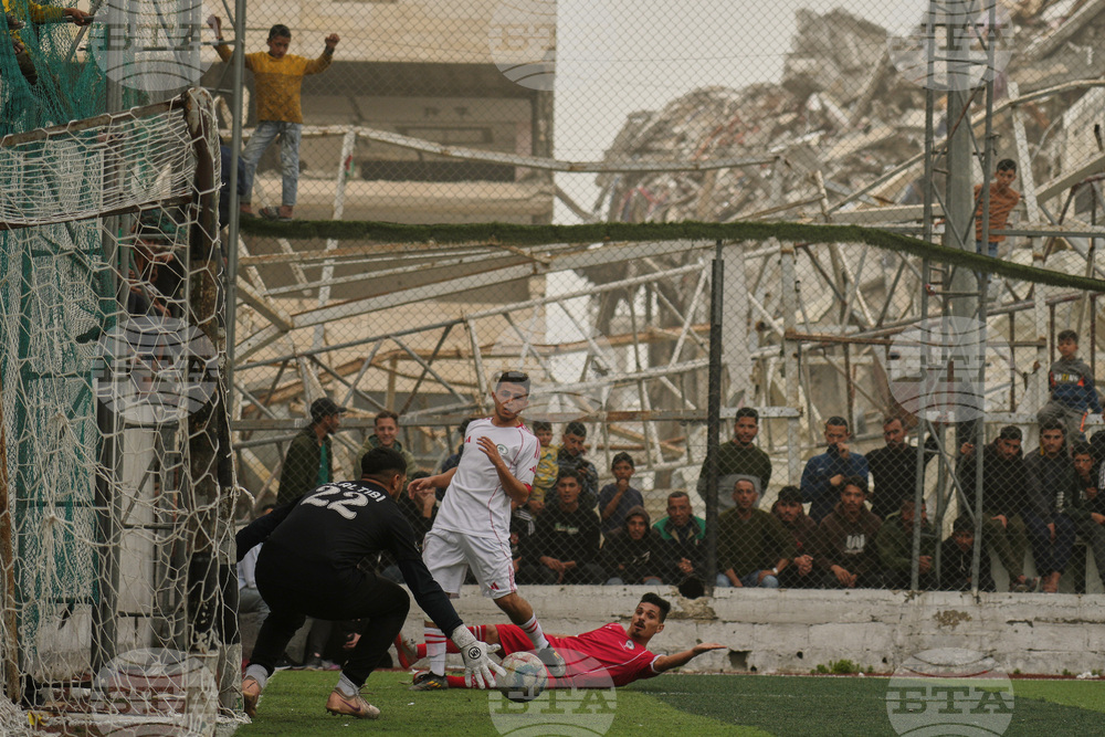 Palestinians Gaza Soccer