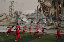 Palestinians Gaza Soccer