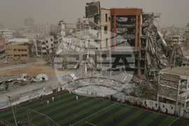 Palestinians Gaza Soccer