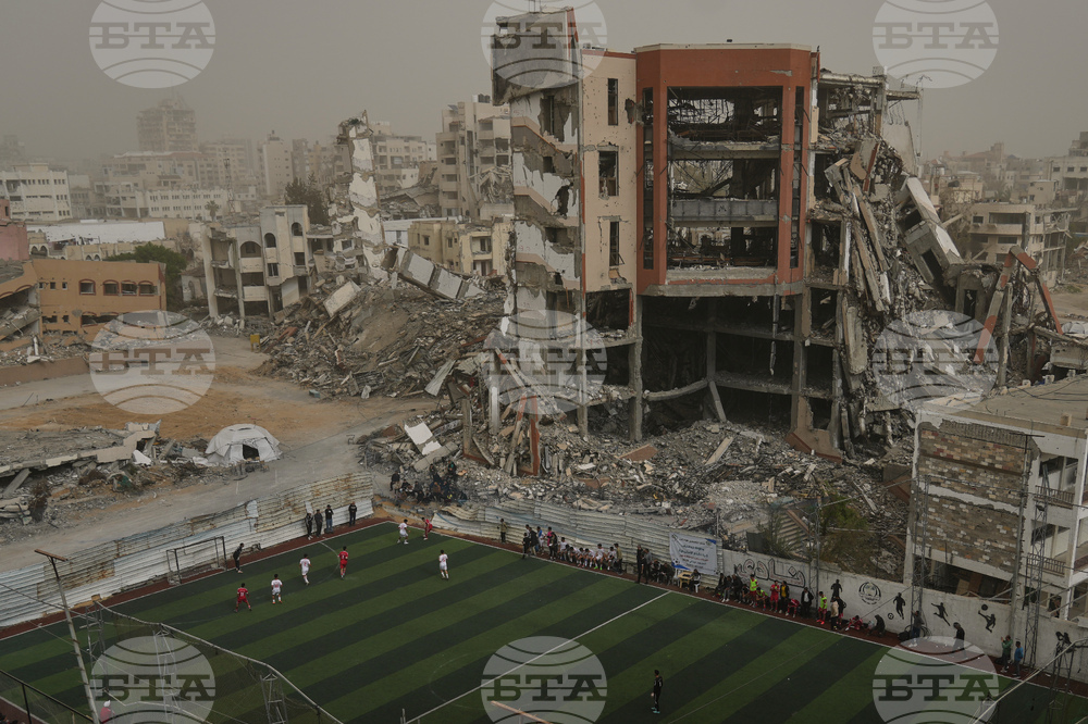 Palestinians Gaza Soccer