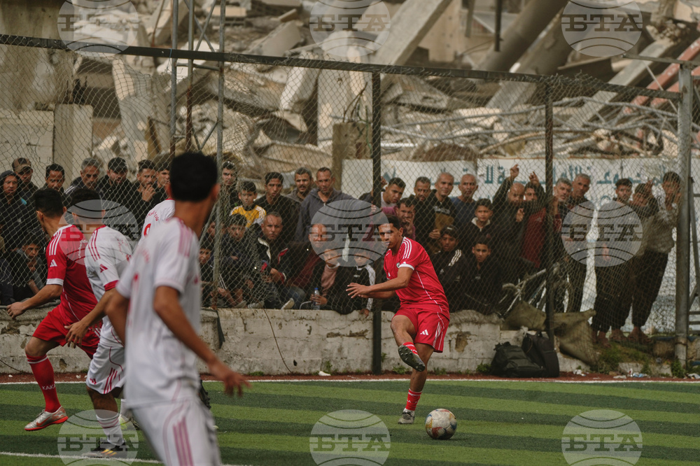 Palestinians Gaza Soccer