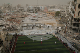 Palestinians Gaza Soccer