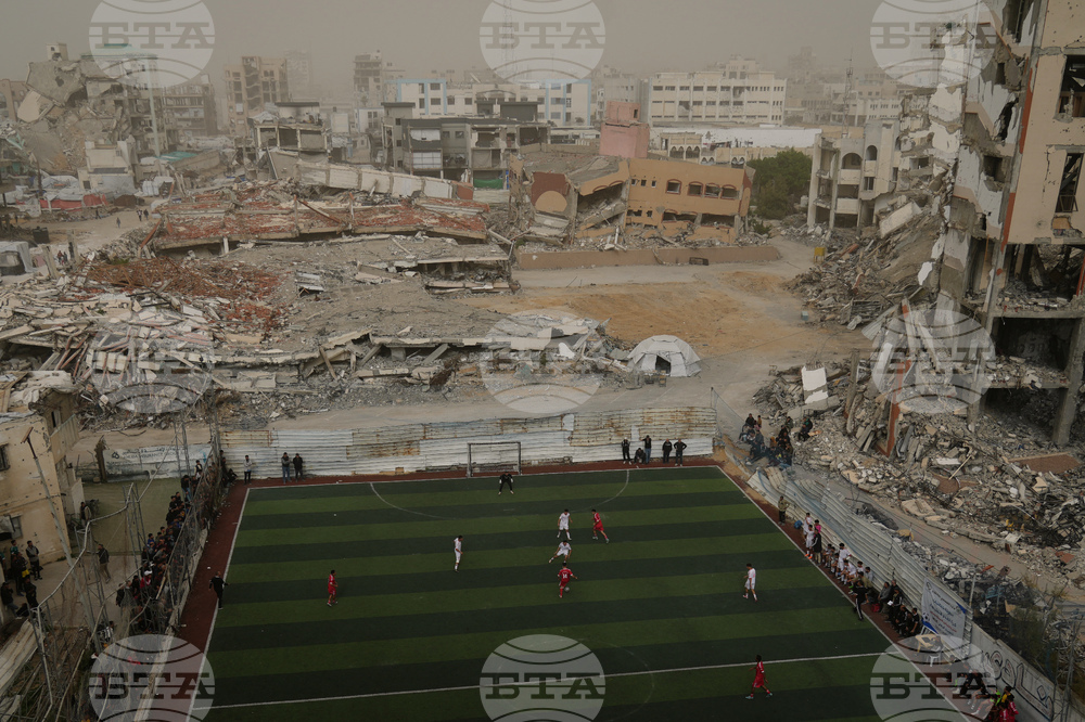 Palestinians Gaza Soccer