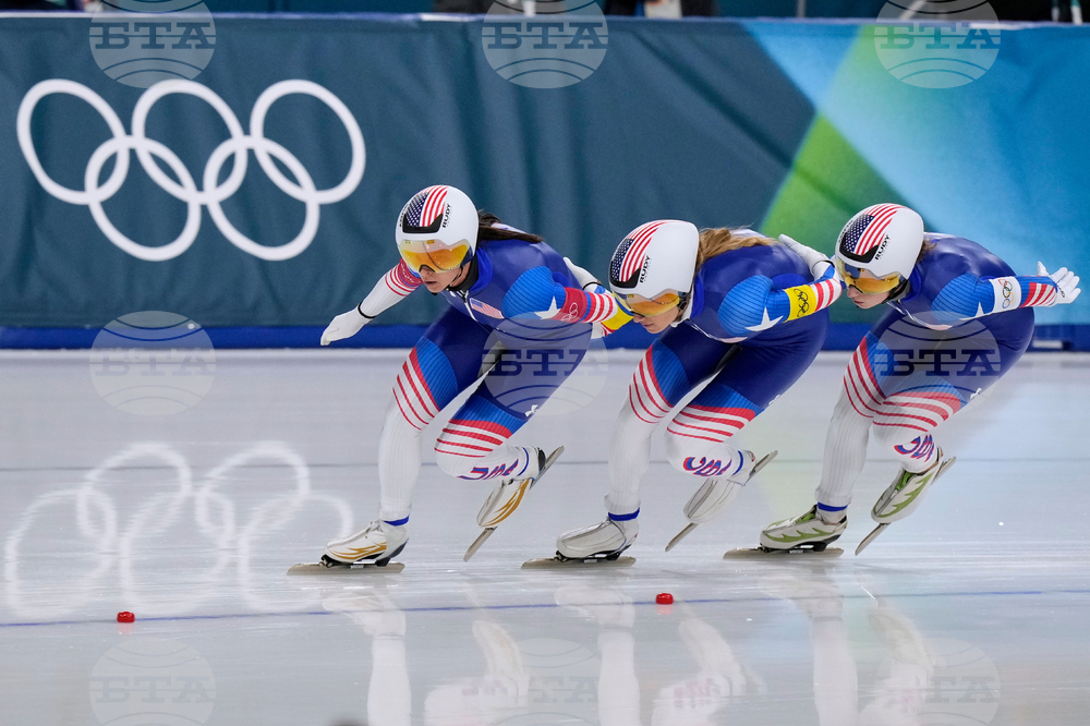 APTOPIX Milan Cortina Olympics Speedskating