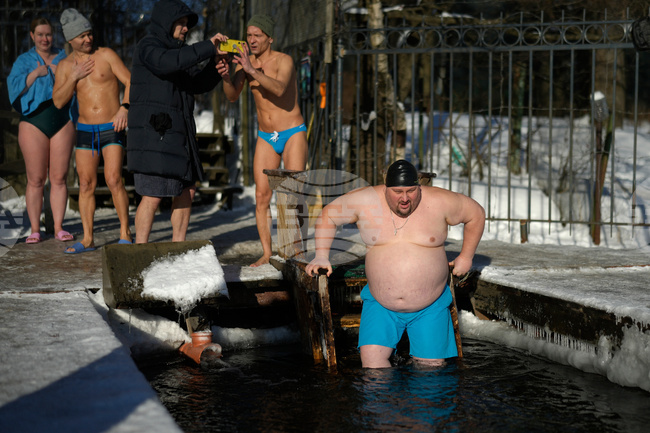 Russia Ice Swimming