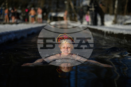 APTOPIX Russia Ice Swimming