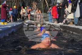 Russia Ice Swimming