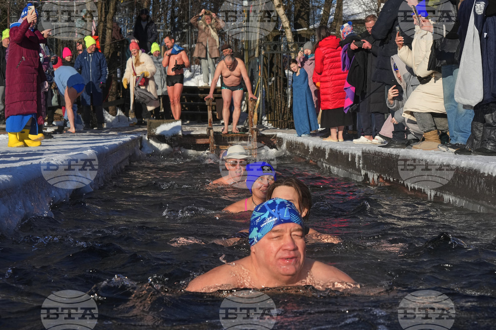 Russia Ice Swimming