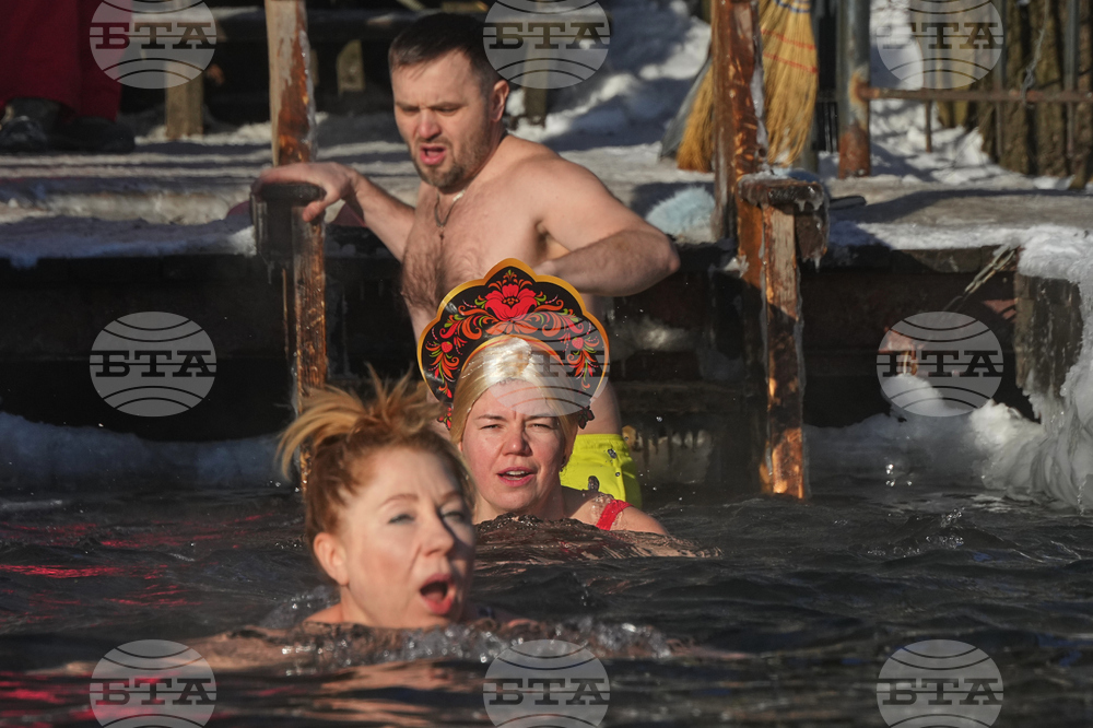 Russia Ice Swimming