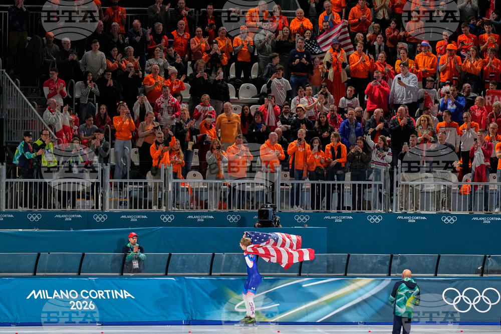 APTOPIX Milan Cortina Olympics Speedskating