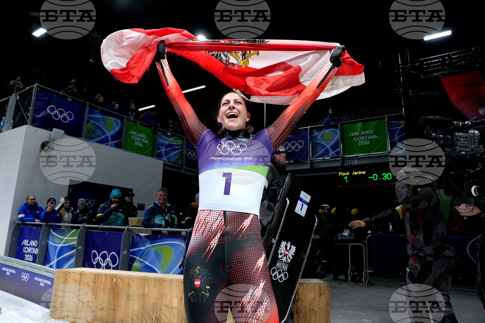 APTOPIX Milan Cortina Olympics Skeleton