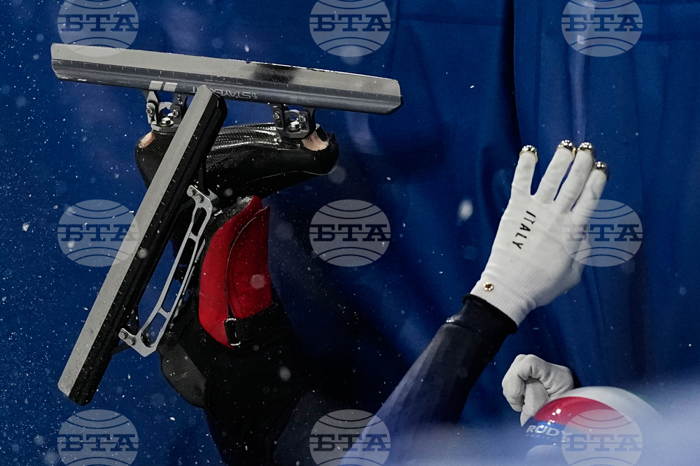 APTOPIX Milan Cortina Olympics Short Track Speedskating