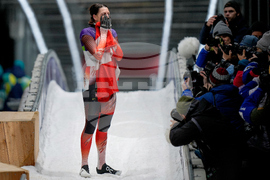 APTOPIX Milan Cortina Olympics Skeleton