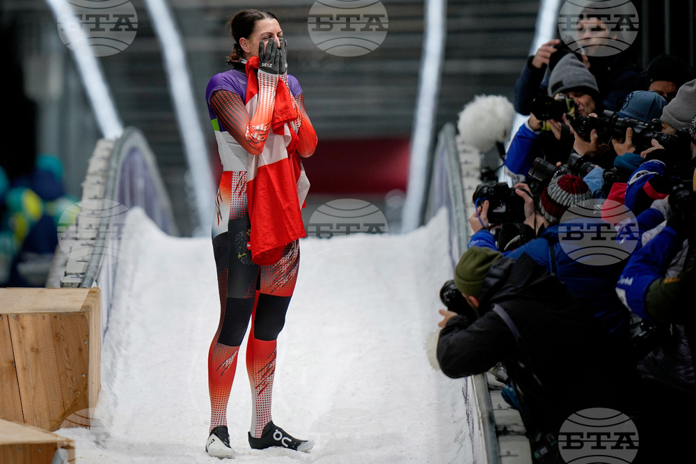 APTOPIX Milan Cortina Olympics Skeleton