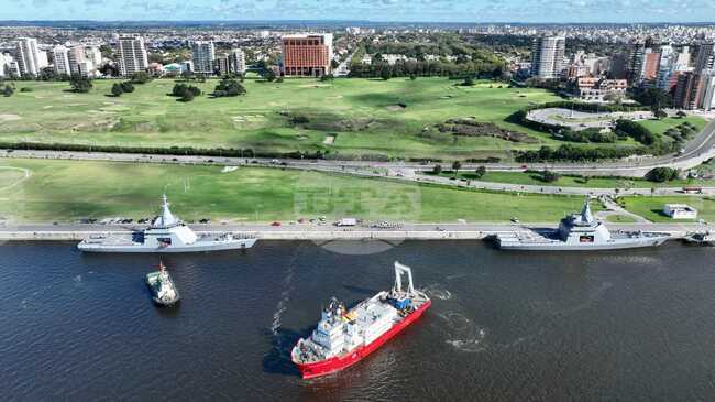 Day 84: RSV 421 Leaves Mar del Plata to Accompaniment of Argentinian Military Orchestra