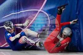 APTOPIX Milan Cortina Olympics Short Track Speedskating