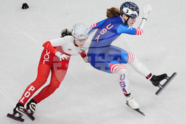 APTOPIX Milan Cortina Olympics Short Track Speedskating