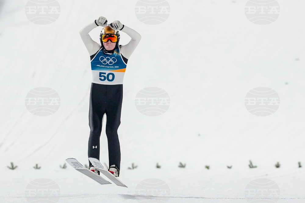 APTOPIX Milan Cortina Olympics Ski Jumping