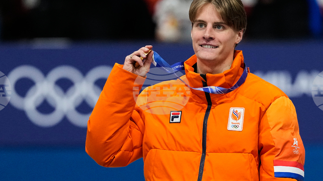 Нидерландецът Йенс ван'Т Ваут стана шампион на 1500 метра в шорттрека на Олимпиадата в Милано-Кортина