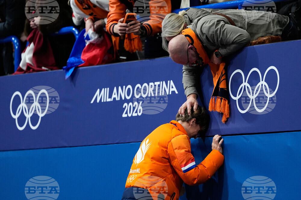 APTOPIX Milan Cortina Olympics Short Track Speedskating