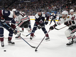 Blackhawks Avalanche Hockey