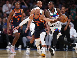 Timberwolves Knicks Basketball