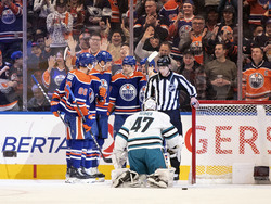 Sharks Oilers Hockey