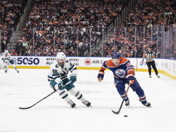 Sharks Oilers Hockey