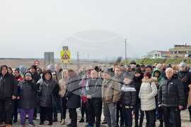 Елхово - лошо състояние на път I-7 - протест