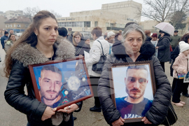Червен бряг - войната по пътищата - протест